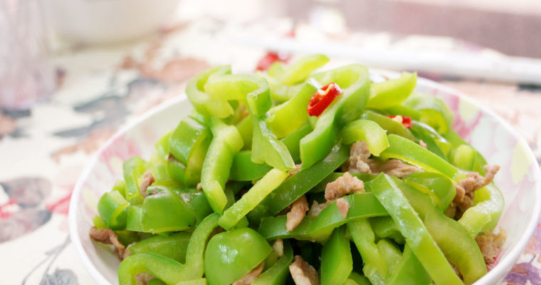 青椒炒肉絲